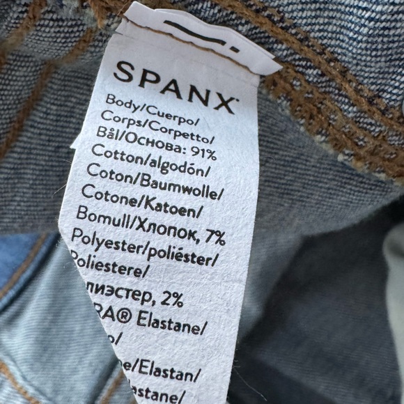 Spanx Straight Leg Jeans Vintage Indigo Style - Picture 5 of 5